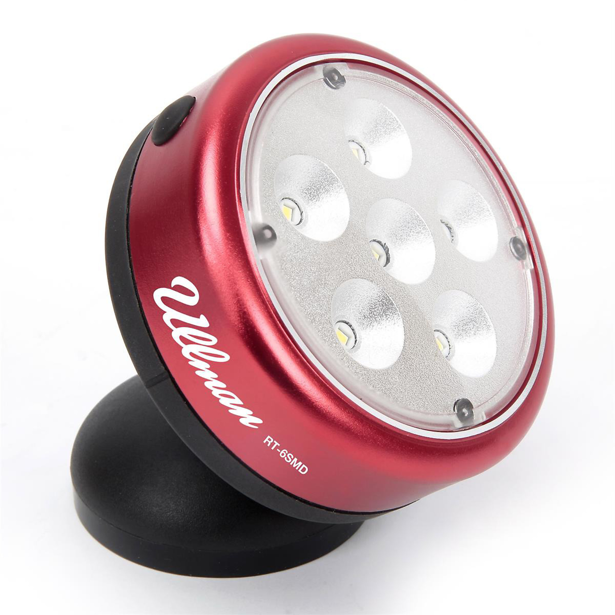 Ullman Devices Rotating Magnetic Work Light — 6 SMD LEDs, Heavy-Duty Cushioned Grip, Model# ULLRT-6SMD